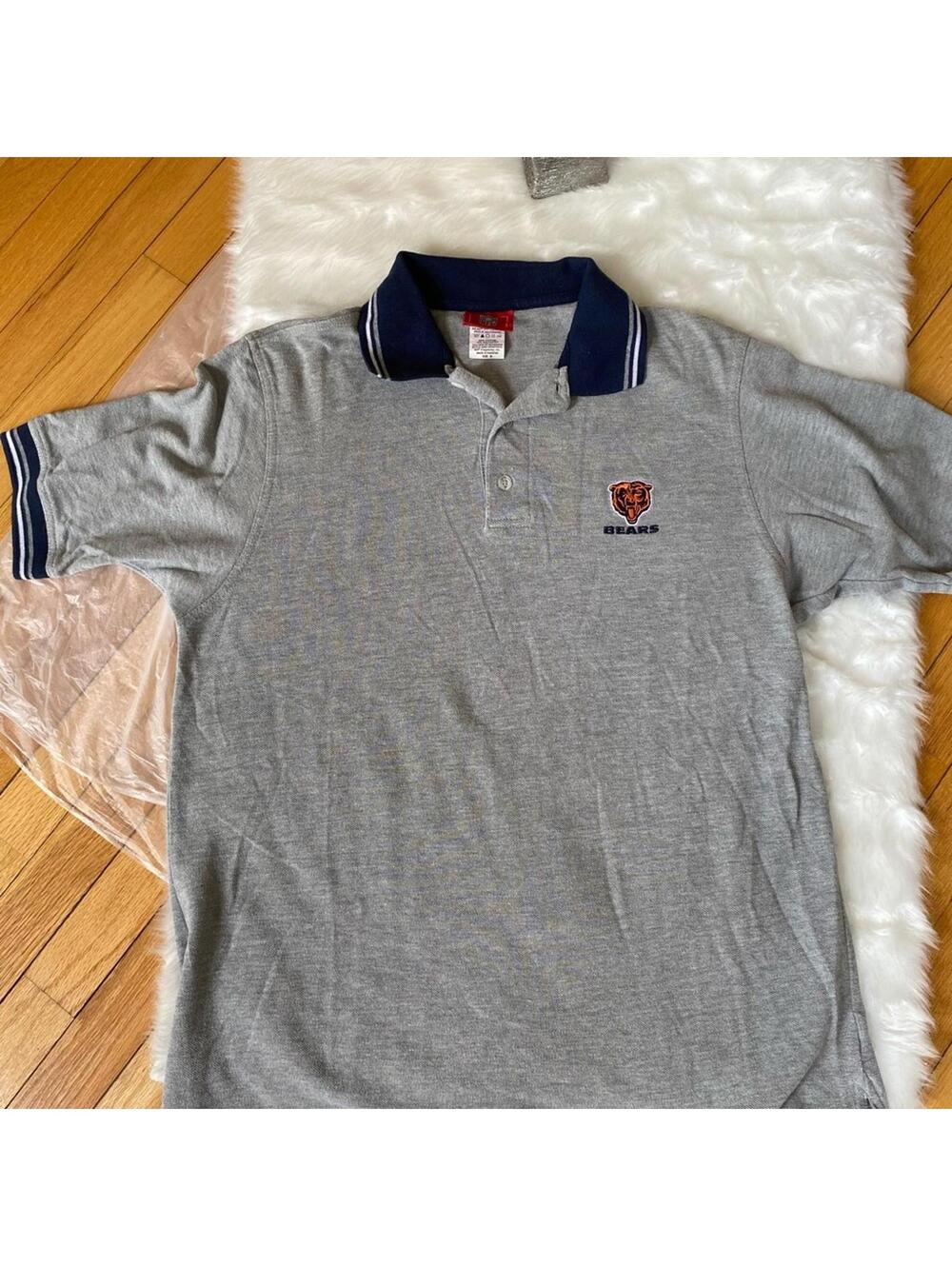 NFL Chicago Bears Mens Polo Shirt Medium